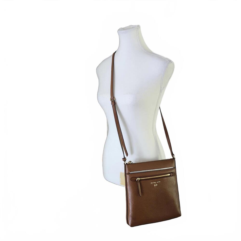 New Michael Kors Jet Set Charm Small North/South Flat Crossbody - Picture 9 of 13